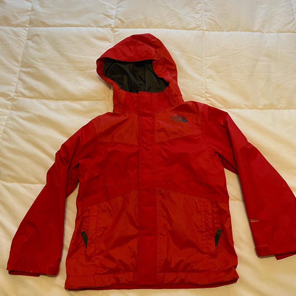 North face rain coat